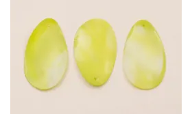 Ovalo verde aguas 35*20mm / Cuentas y Lentejuelas