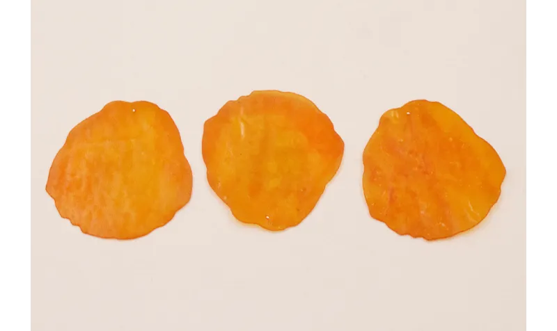 Escama Naranja 37*35mm / Cuentas y Lentejuelas