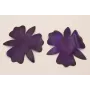 Flores Grande Morada 80mm diámetro / Cuentas y Lentejuelas
