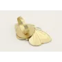 Anillo mariposa dorado mate. Es regulable