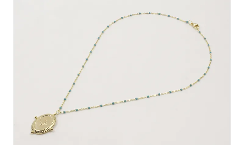 Solitario acero inoxidable cadena eslabón pequeño 