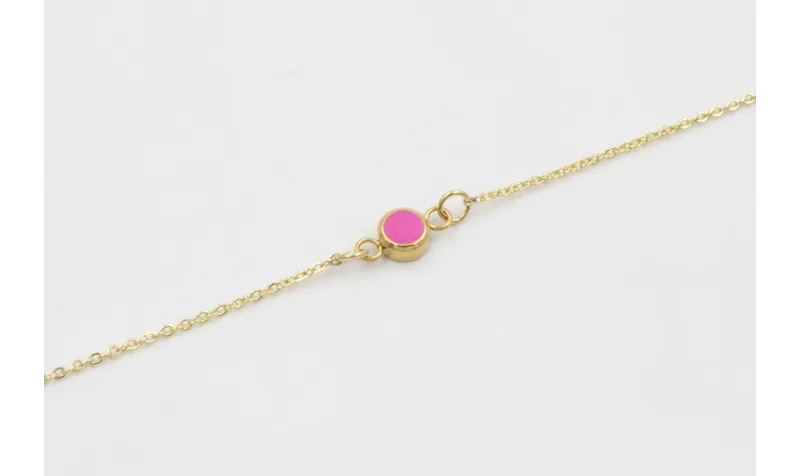 Pulsera acero inoxidable cadena eslabón pequeño co