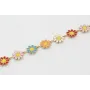 Pulsera acero inoxidable cadena de margaritas esma