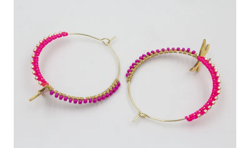 Pendientes acero inoxidable arogrande libelula esm