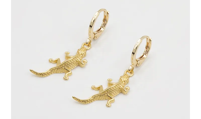 Pendientes ORO18K-3 micras con cierre seguridad y 