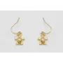 Pendientes ORO 18K-3 micras gancho sencillo y colg