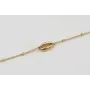 Pulsera ORO 18K-3 micras cadena micro bola y entre