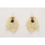 Pendientes gancho hippie,flor de loto,pez tropical
