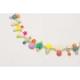Collar esmaltitos de colores con cadena eslavón ov