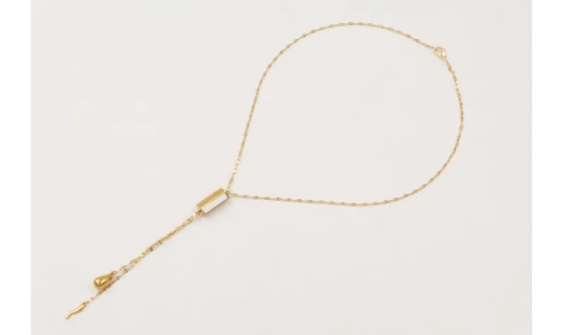 Collar ACERO INOX. Con cadena eslabón ovalado con 