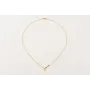 Collar ORO 18K. Cadena eslabón pequeño con colgant