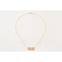 Collar ORO 18K. Cadena eslabón pequeño con colgant