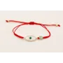 Pulsera hilo rojo con nudo serpiente, pieza ojo tu