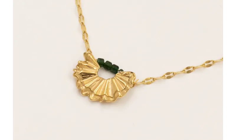 Collar cadena eslabón ovalado acero inoxidable con