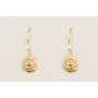 Pendientes gancho semicerrado acero inoxidable con