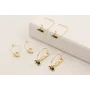 Pendientes ACERO INOXIDABLE perno anzuelo con colg