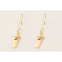 Pendientes ACERO INOXIDABLE gancho anzuelo con col