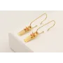 Pendientes ACERO INOXIDABLE gancho anzuelo con col