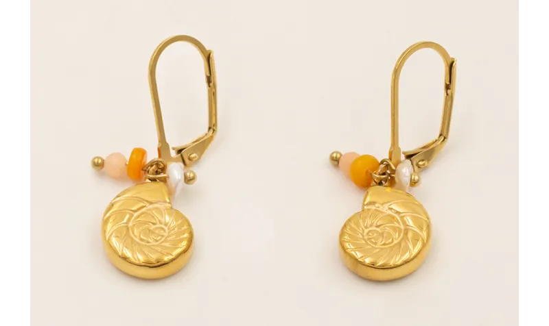 Pendientes ACERO INOXIDABLE cierre alargado, carac