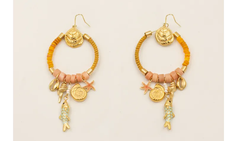 Pendientes ACERO INOXIDABLE gancho sencillo, aro g