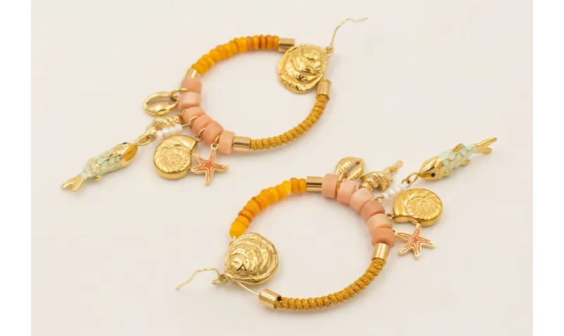 Pendientes ACERO INOXIDABLE gancho sencillo, aro g