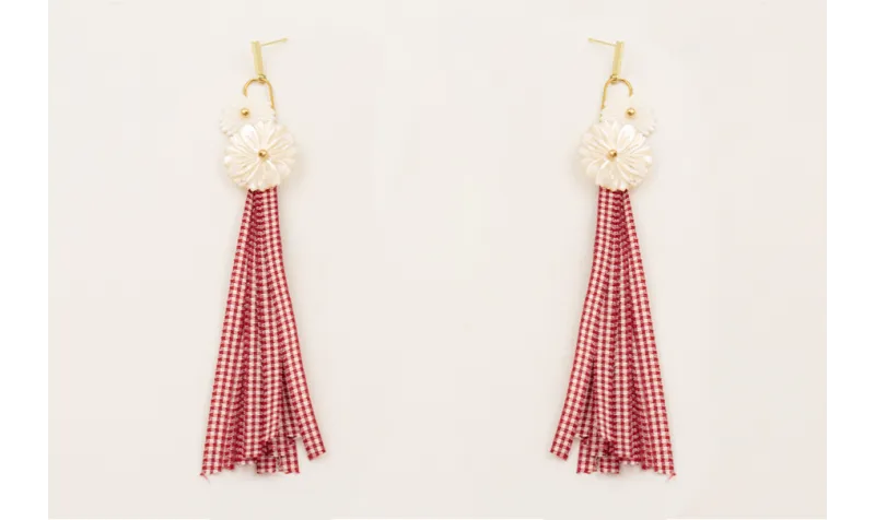 Pendientes ACERO INOXIDABLE listón, eslabón rectan