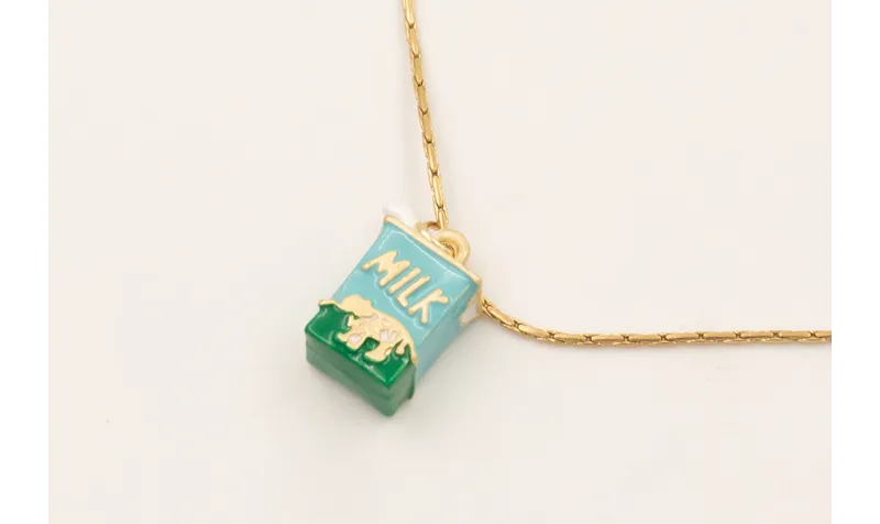 Collar cadena ACERO INOXIDABLE con colgante caja l