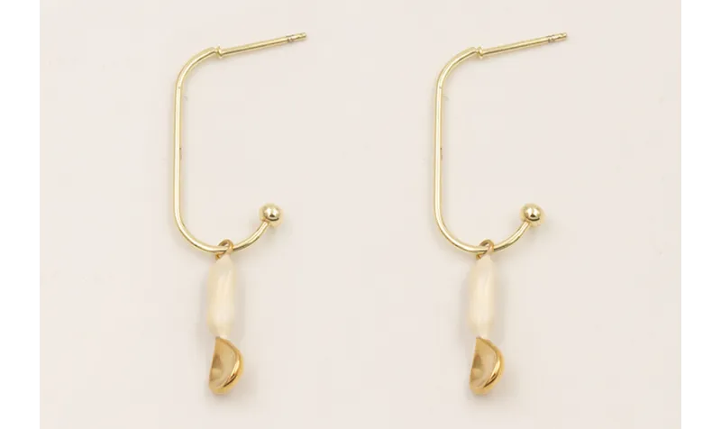 Pendientes anzuelo de  ACERO INOXIDABLE con colgan