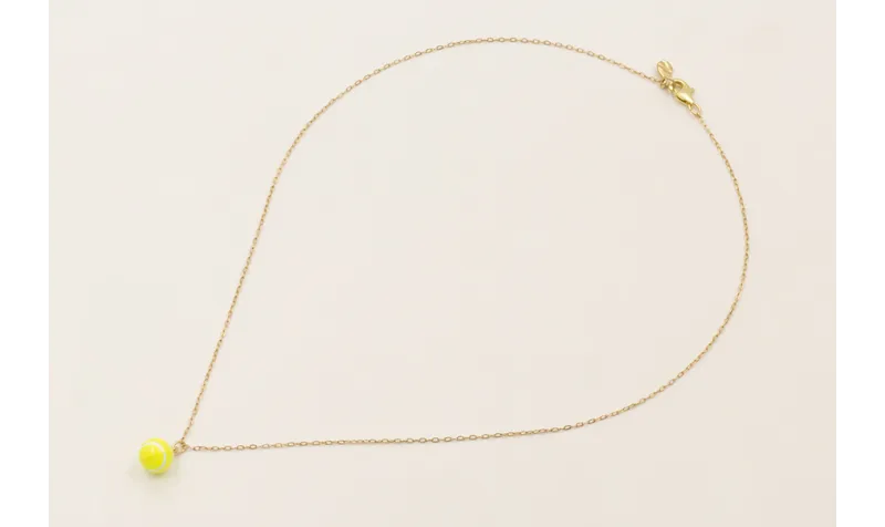 Solitario cadena eslabón pequeño dorado con colgan