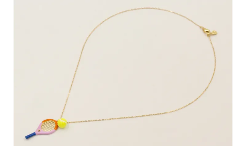 Solitario cadena eslabón pequeño dorado con colgan