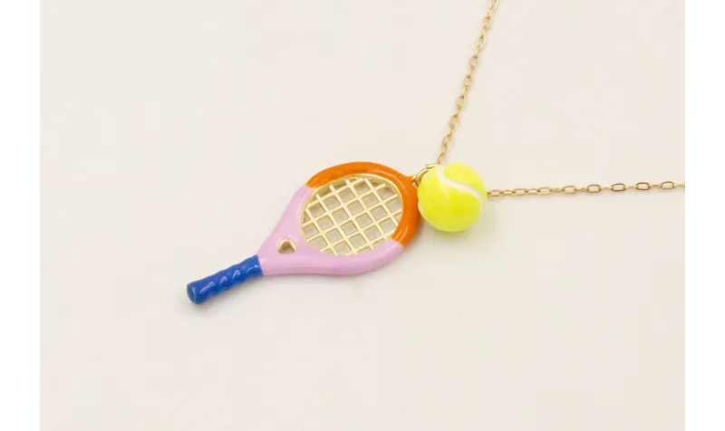 Solitario cadena eslabón pequeño dorado con colgan