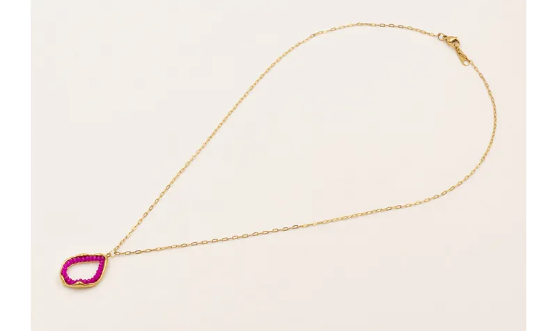 Collar ACERO INOXIDABLE cadena completa  eslabon a