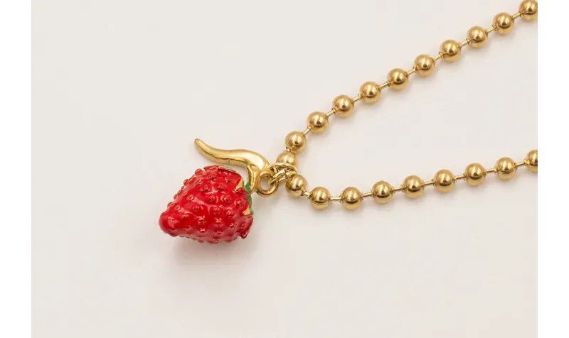 Collar completo bolas medianas con regulador ACERO