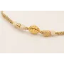 Pulsera ORO18K nudo serpiente hilo metalico dorada